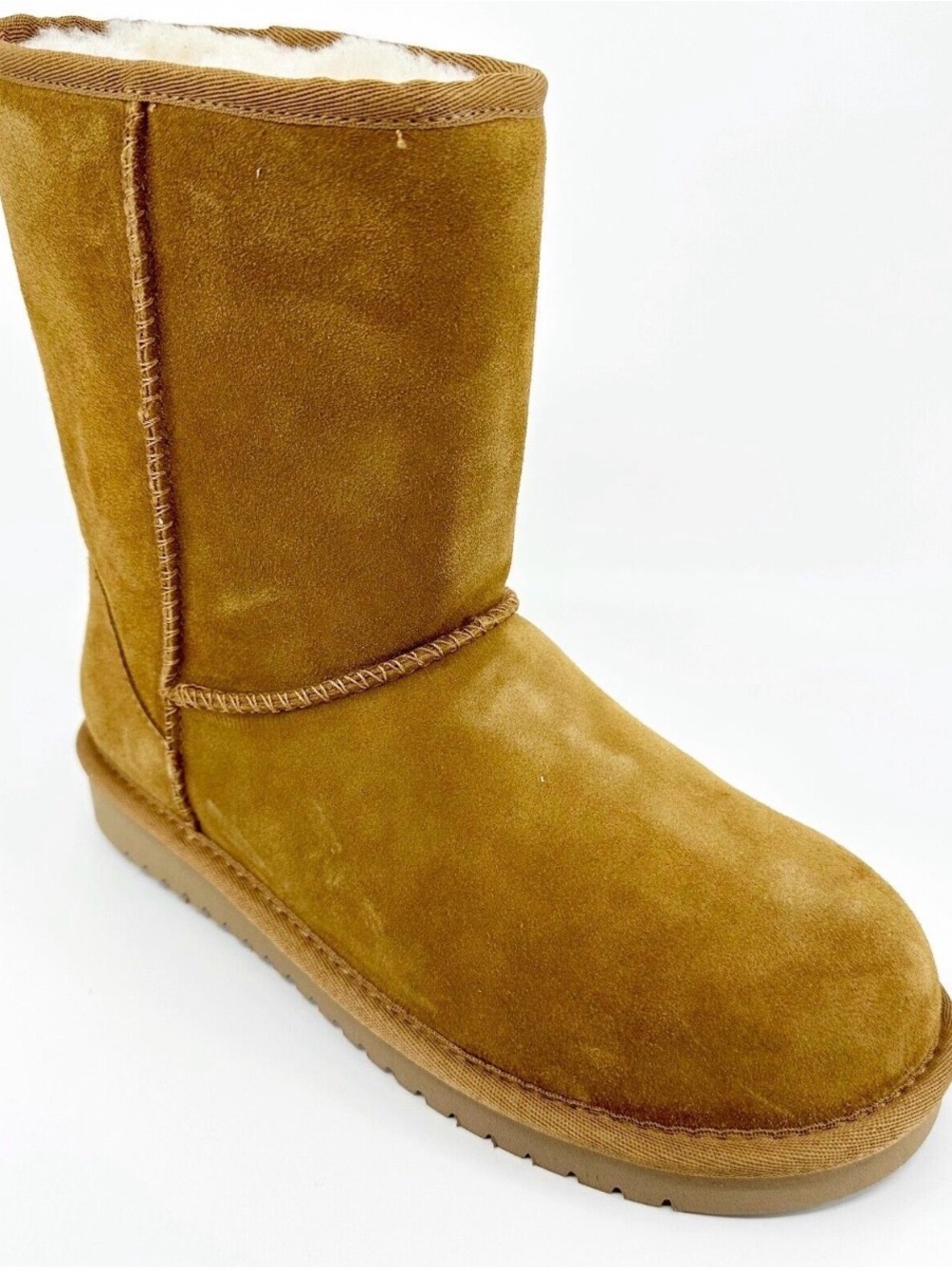 Koolaburra Women's Suede Winter Boot in Chestnut Brown